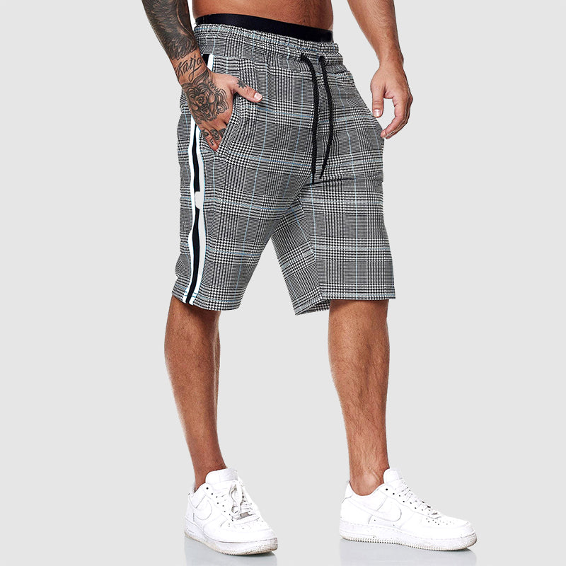 Dylan | Men's Plaid Pattern Casual Shorts
