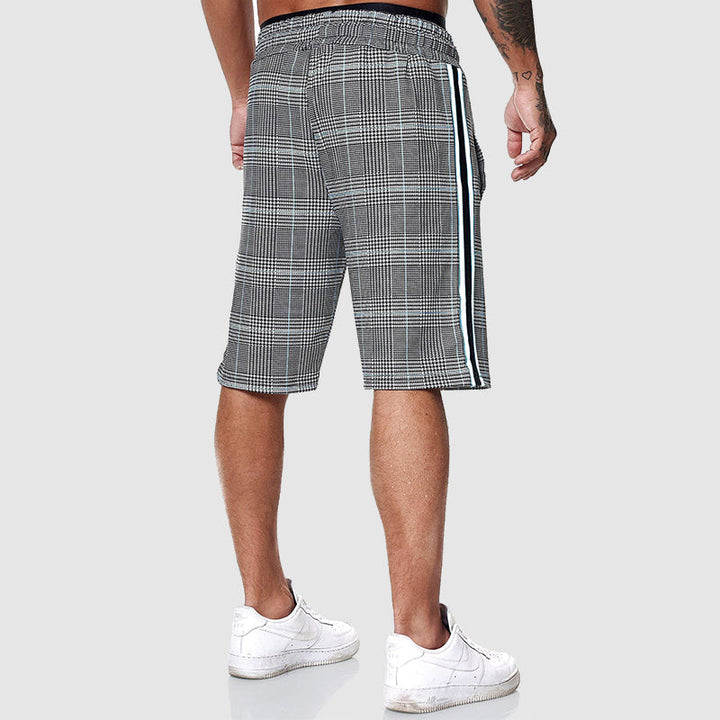 Dylan | Men's Plaid Pattern Casual Shorts