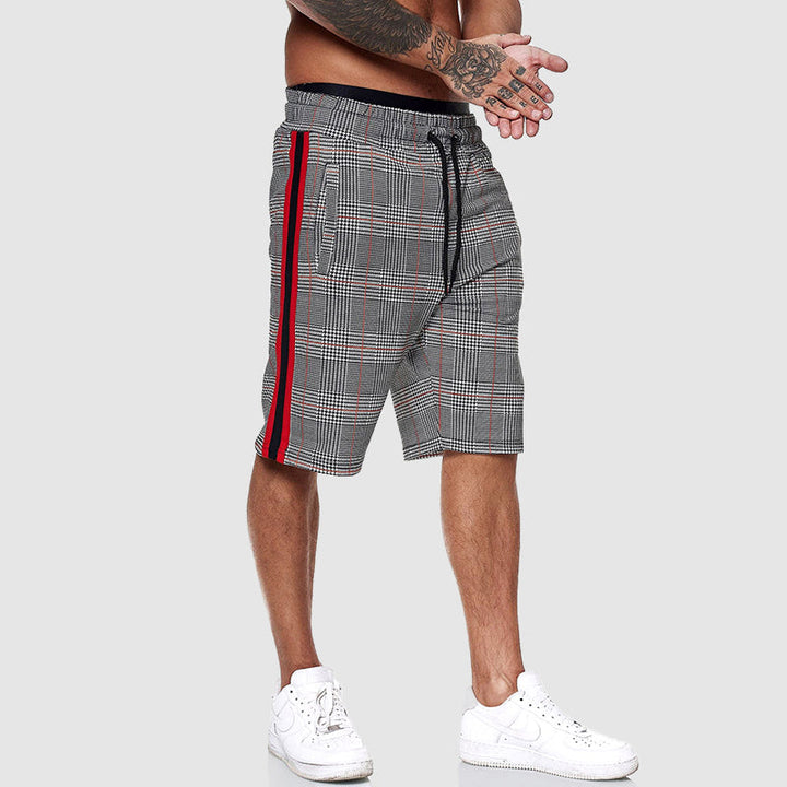 Dylan | Men's Plaid Pattern Casual Shorts
