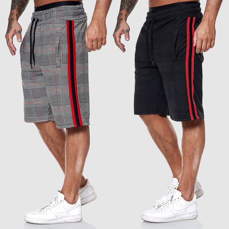 Dylan | Men's Plaid Pattern Casual Shorts