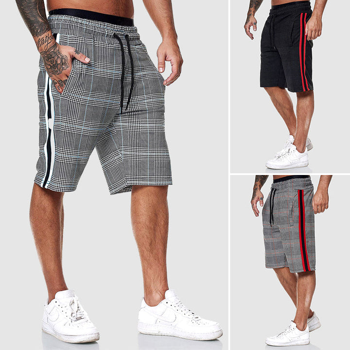 Dylan | Men's Plaid Pattern Casual Shorts