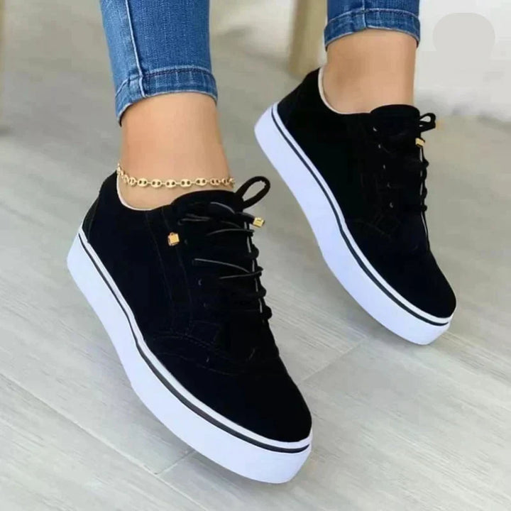 Vera | Women's Cushioned Platform Lace-Up Sneakers