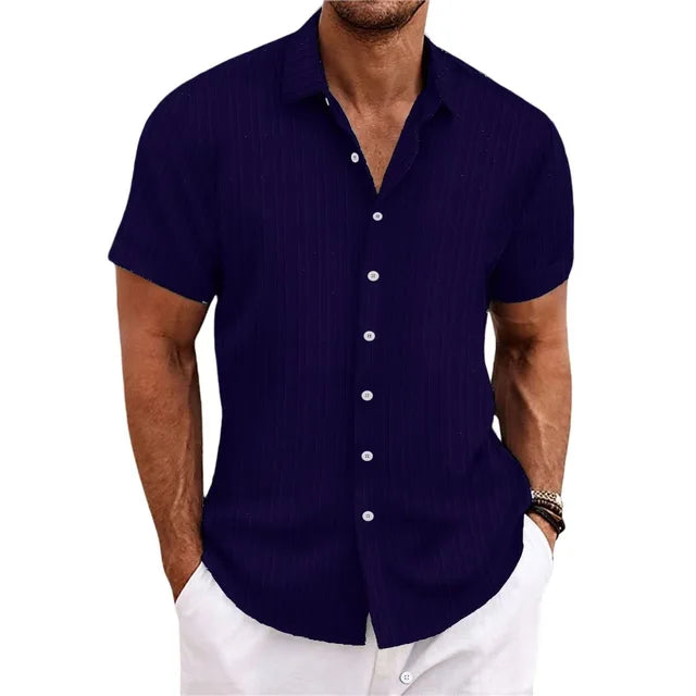 Felix | Men's Linen Short Sleeve Button Shirt