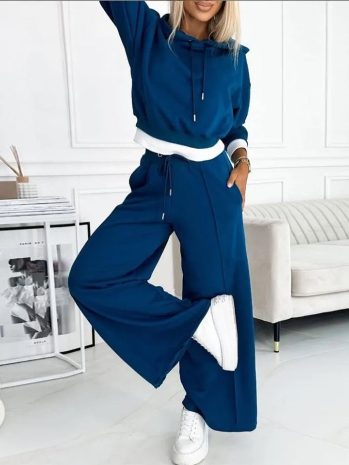 Mila | Women's Relaxed Hoodie & Wide-Leg Co-Ord Set