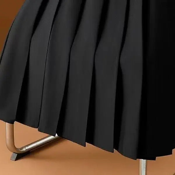Luna | Women's Pleated High-Waist A-Line Midi Skirt