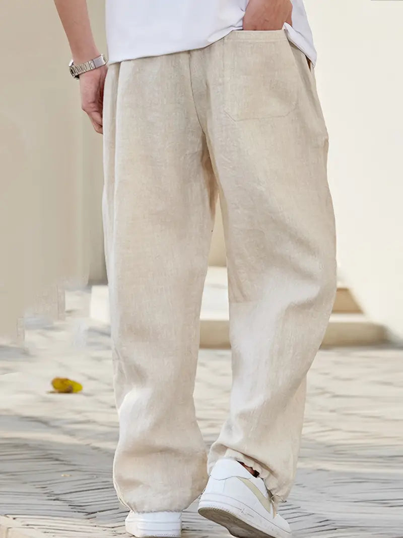 Luca | Men's Relaxed Linen Drawstring Summer Pants