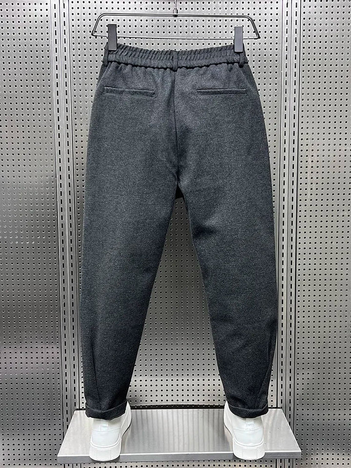 Luca | Men's Pleated Tapered Tailored Trousers