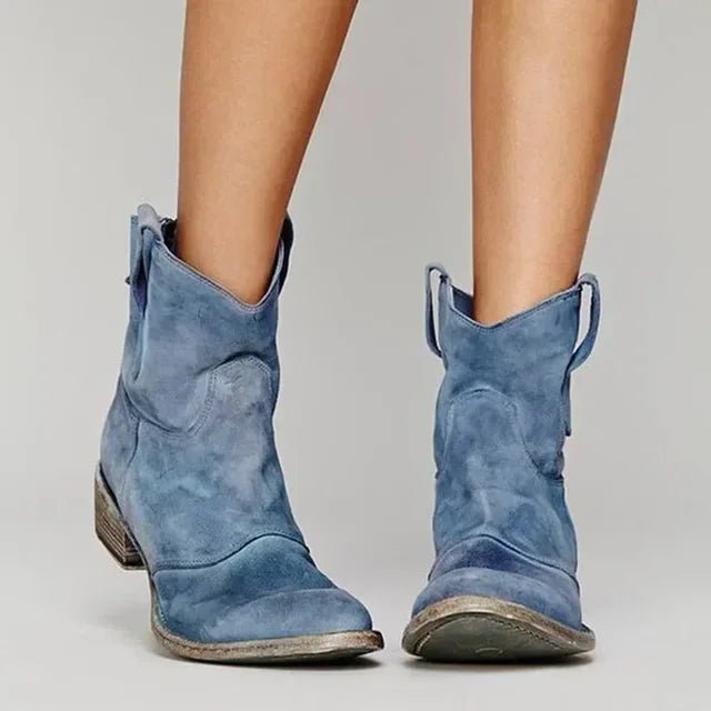 Rhea | Women's Retro Western Ankle Boots