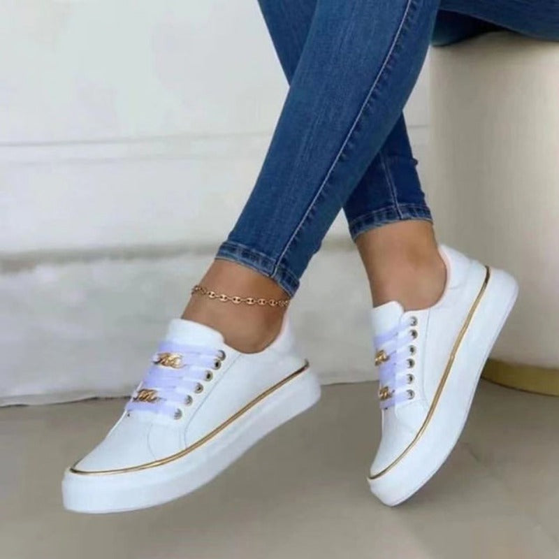 Nova | Women's Platform Lace-Up Casual Sneakers