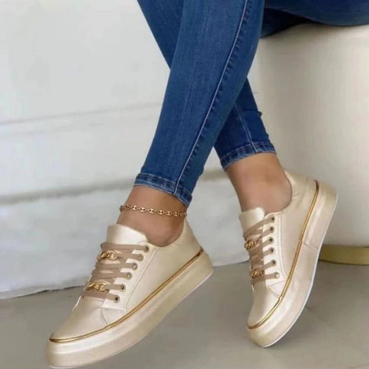 Nova | Women's Platform Lace-Up Casual Sneakers