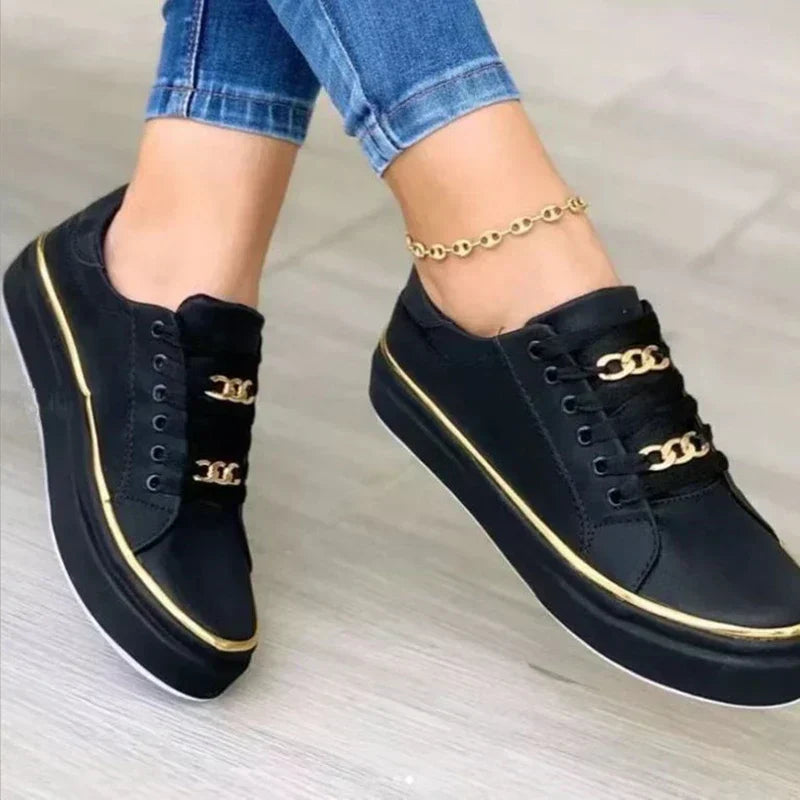 Nova | Women's Platform Lace-Up Casual Sneakers