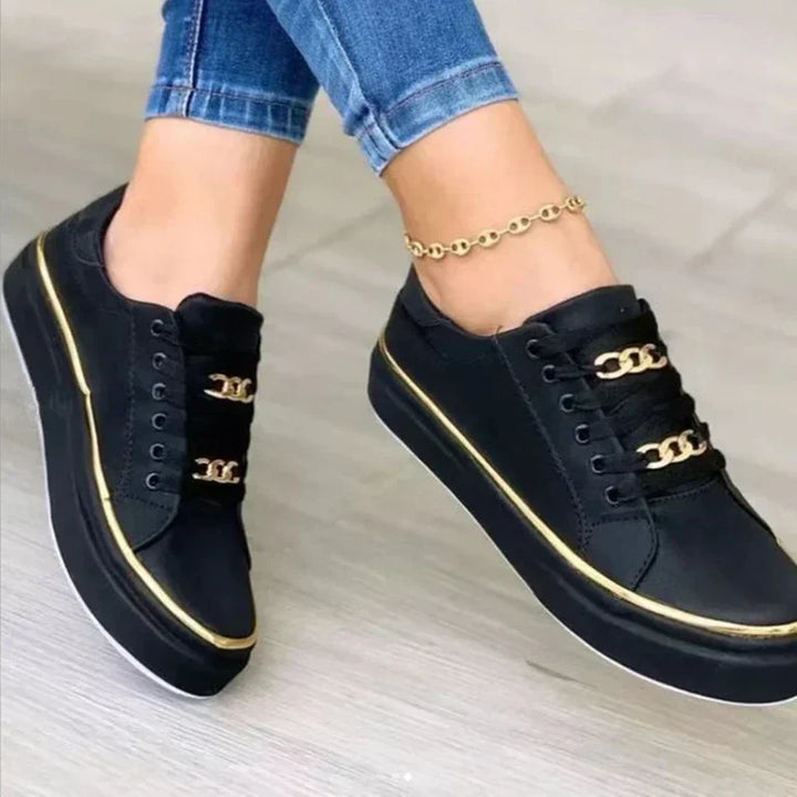 Nova | Women's Platform Lace-Up Casual Sneakers