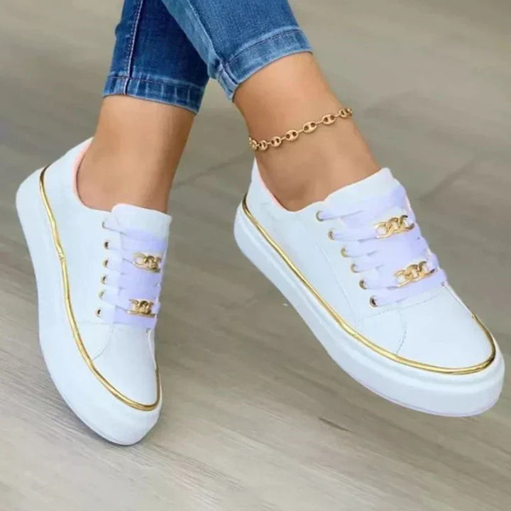 Nova | Women's Platform Lace-Up Casual Sneakers