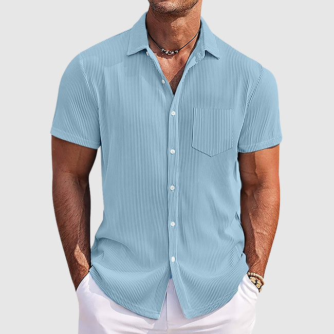 Felix | Men's Vertical Stripe Button Up Shirt