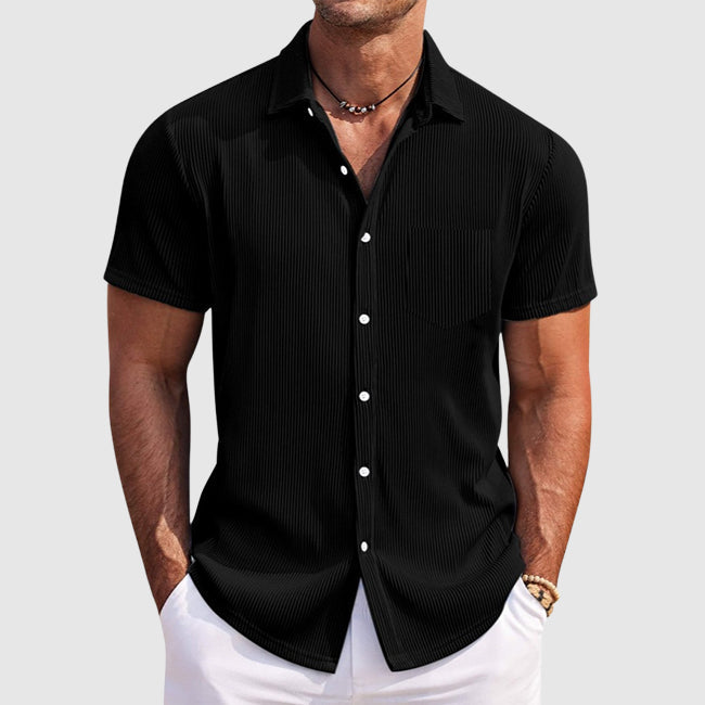 Felix | Men's Vertical Stripe Button Up Shirt