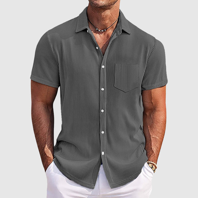 Felix | Men's Vertical Stripe Button Up Shirt