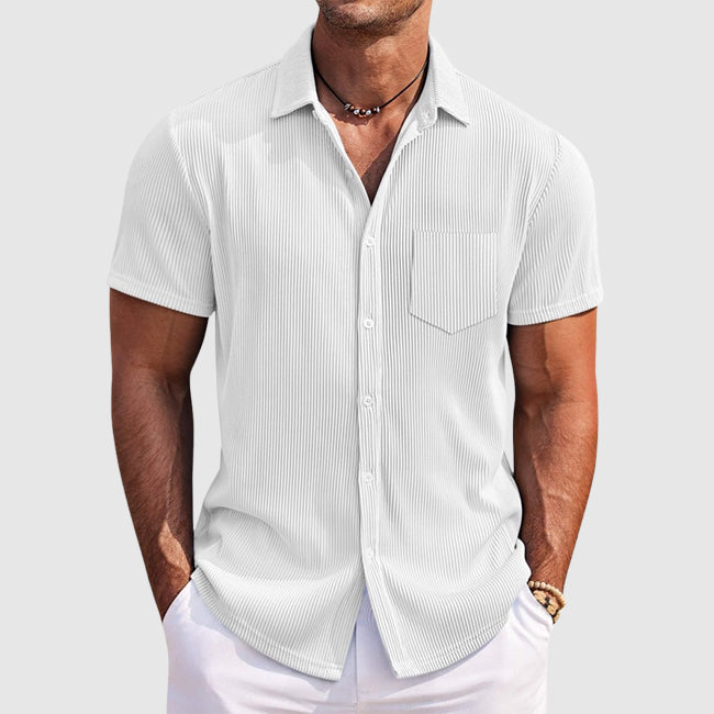 Felix | Men's Vertical Stripe Button Up Shirt