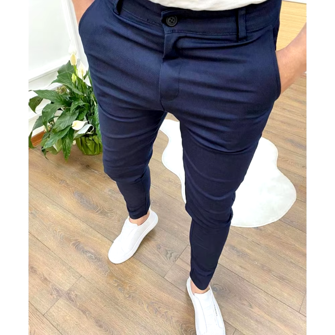 Ethan | Men's Tapered Stretch Fit Everyday Trousers