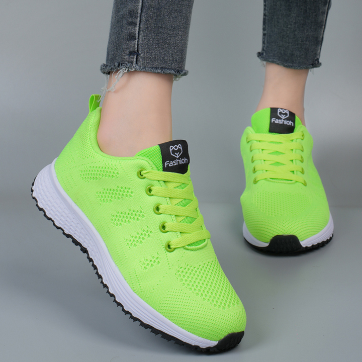 Nina | Women's Lace-Up Low Top Breathable Sneakers