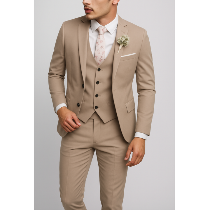 James | Men's Slim Fit Three-Piece Tailored Suit