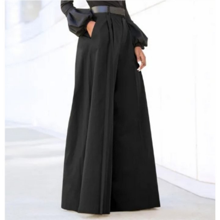 Aria | Women's High Rise Wide Leg Flowing Palazzo Pants