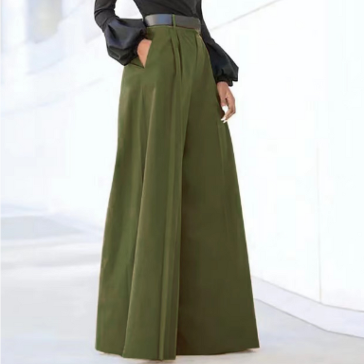 Aria | Women's High Rise Wide Leg Flowing Palazzo Pants