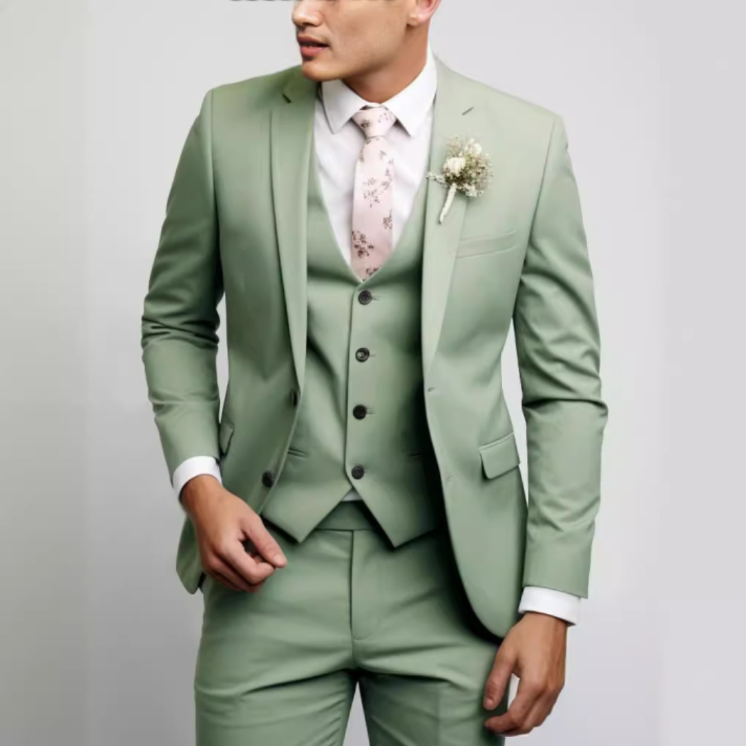 James | Men's Slim Fit Three-Piece Tailored Suit