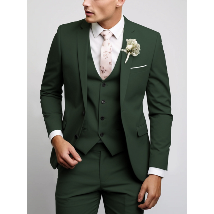James | Men's Slim Fit Three-Piece Tailored Suit