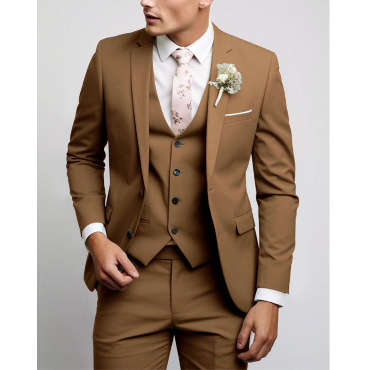 James | Men's Slim Fit Three-Piece Tailored Suit