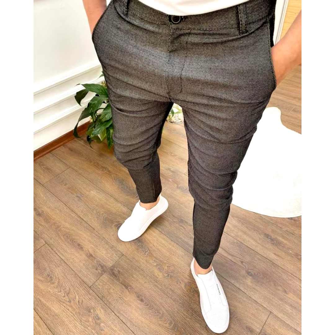 Ethan | Men's Tapered Stretch Fit Everyday Trousers