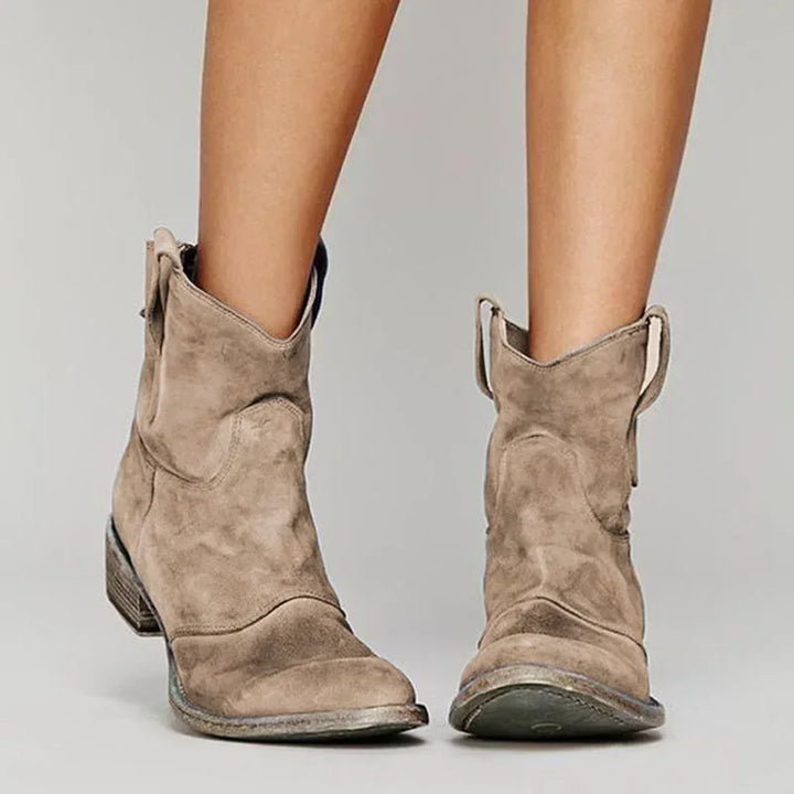 Rhea | Women's Retro Western Ankle Boots