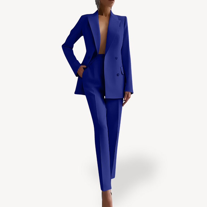 Sienna | Women's Structured Blazer & Pencil Pants Suit Set
