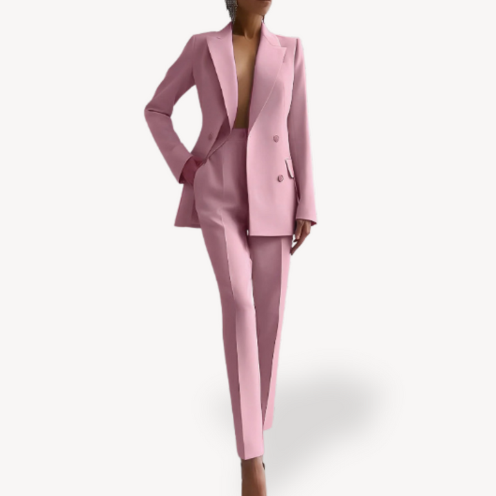 Sienna | Women's Structured Blazer & Pencil Pants Suit Set