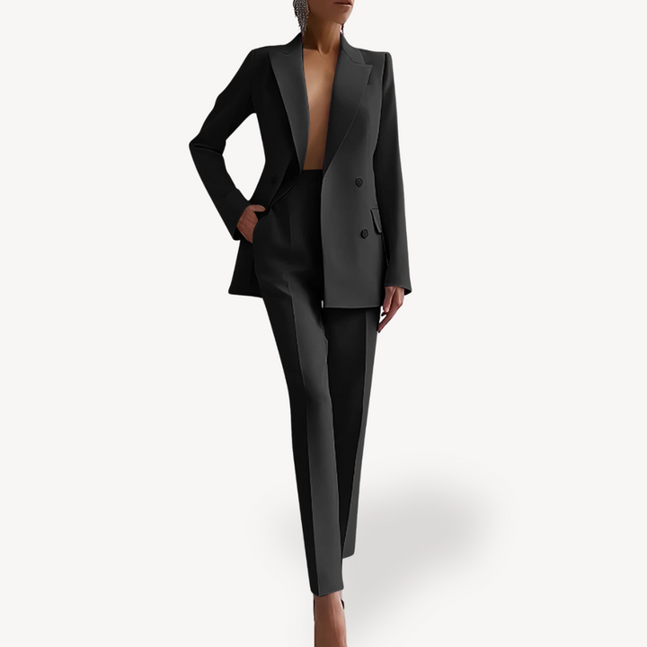 Sienna | Women's Structured Blazer & Pencil Pants Suit Set