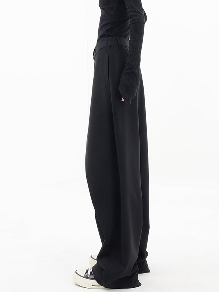 Elara | Women's Asymmetric Wrap Wide-Leg Trousers