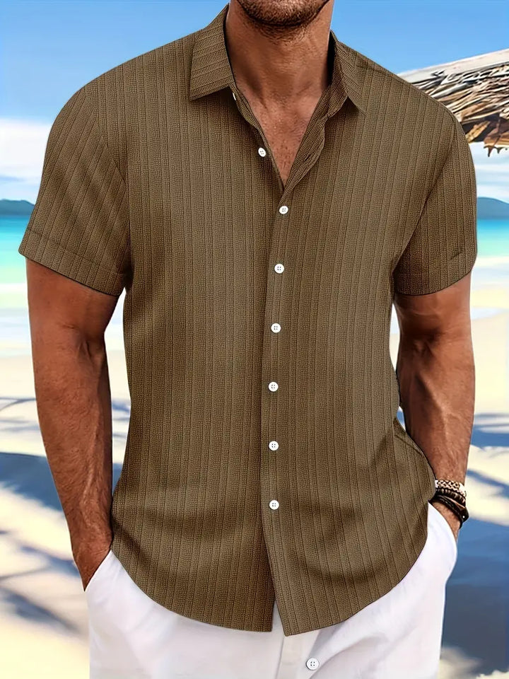 Felix | Men's Linen Short Sleeve Button Shirt