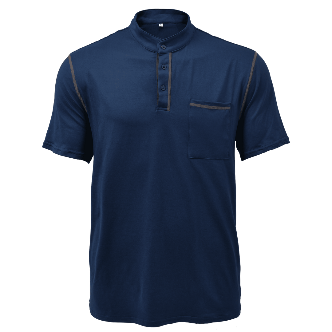 Lucas | Men's Slim-Fit Button Neck Henley T Shirt