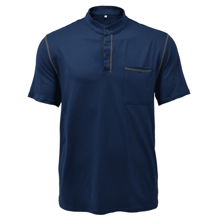 Lucas | Men's Slim-Fit Button Neck Henley T Shirt
