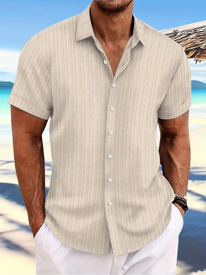 Felix | Men's Linen Short Sleeve Button Shirt