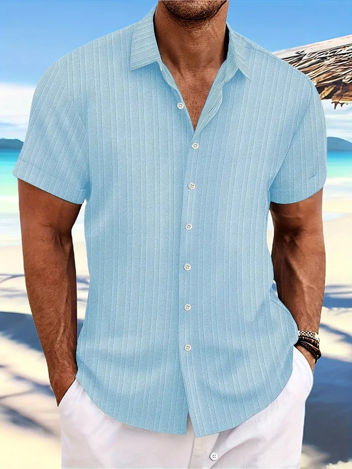 Felix | Men's Linen Short Sleeve Button Shirt
