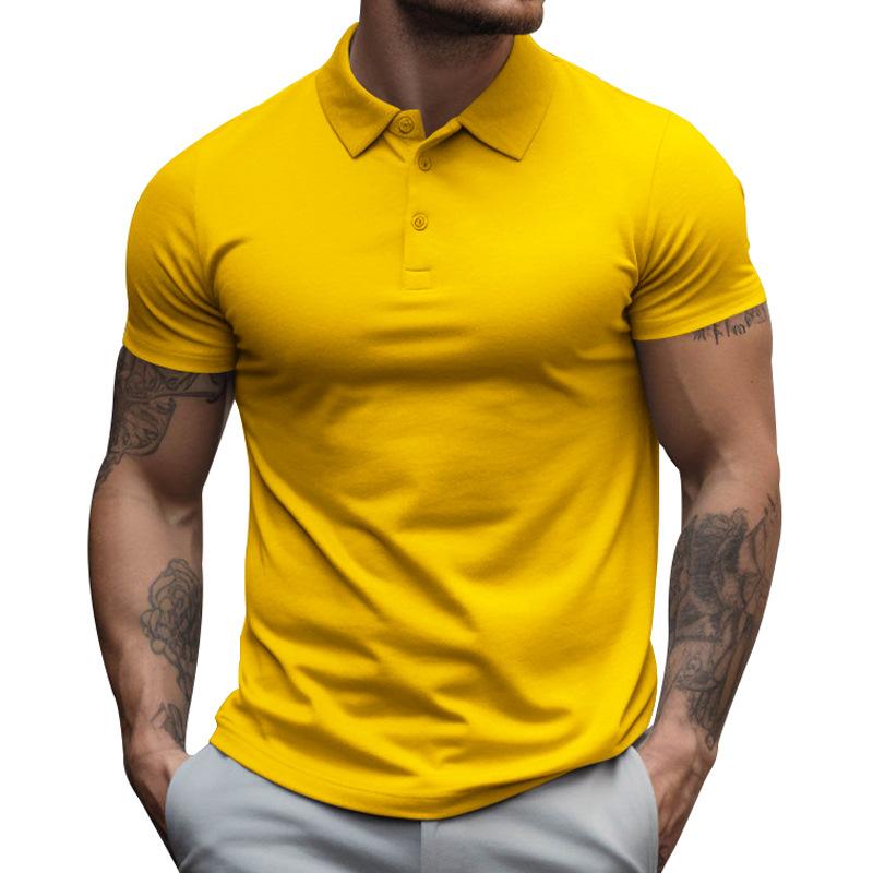 Lucas | Men's Fitted Short Sleeve Classic Polo Shirt