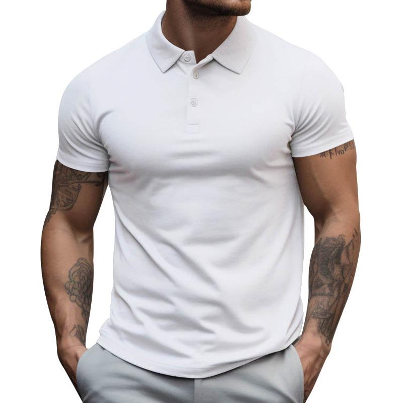 Lucas | Men's Fitted Short Sleeve Classic Polo Shirt