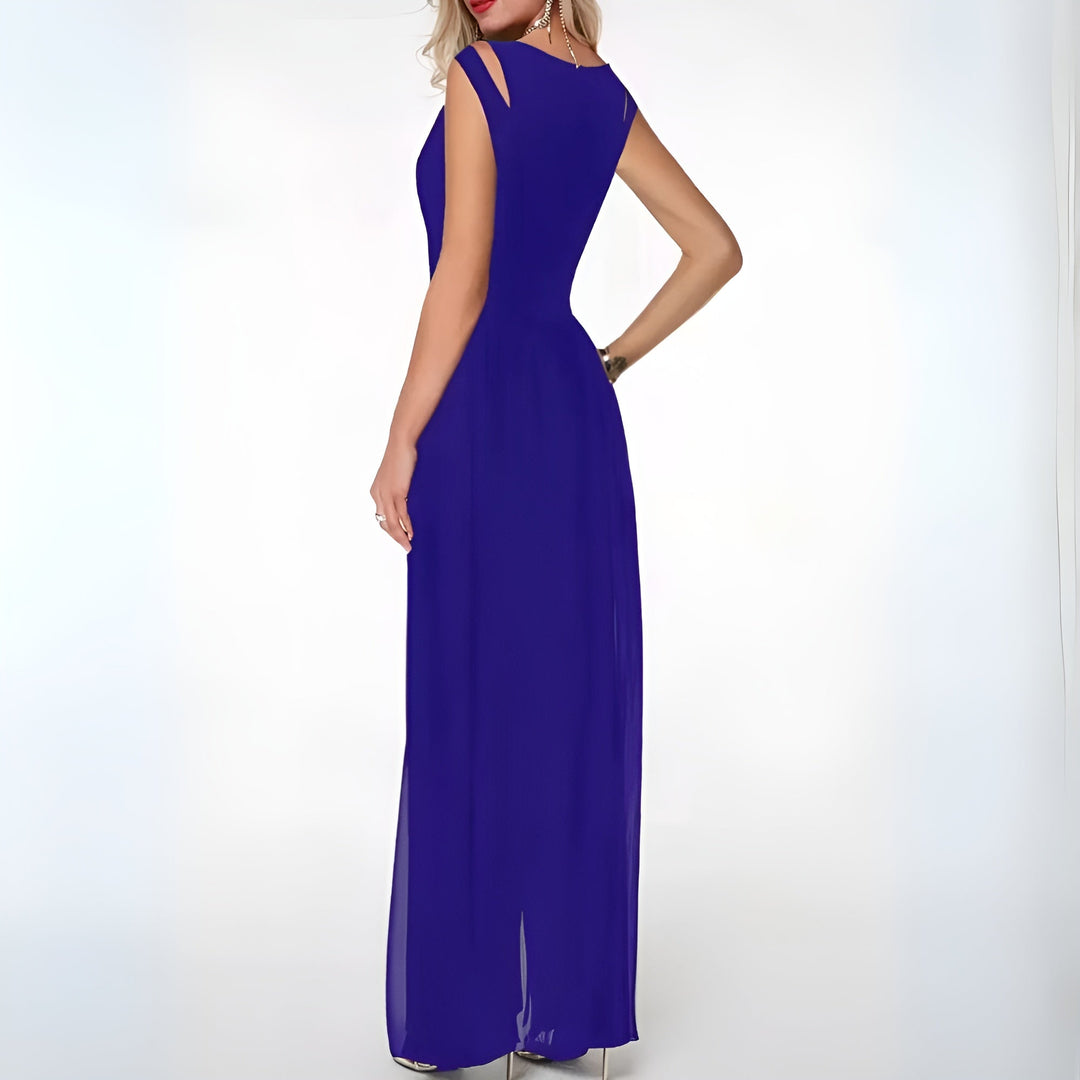 Ivy | Women's Sheer Overlay Elegant Jumpsuit